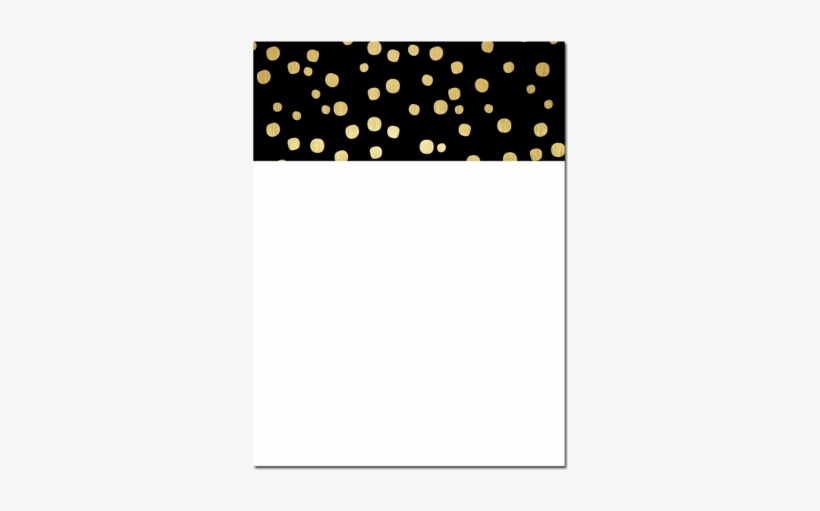 Black And Gold Confetti - 2520 Lafayette Papers, transparent png download