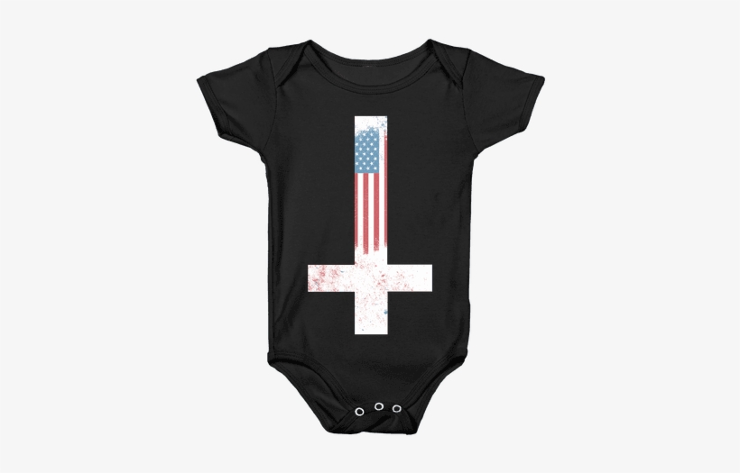 Satanic America Baby Onesy - Weed Onesie Baby, transparent png download