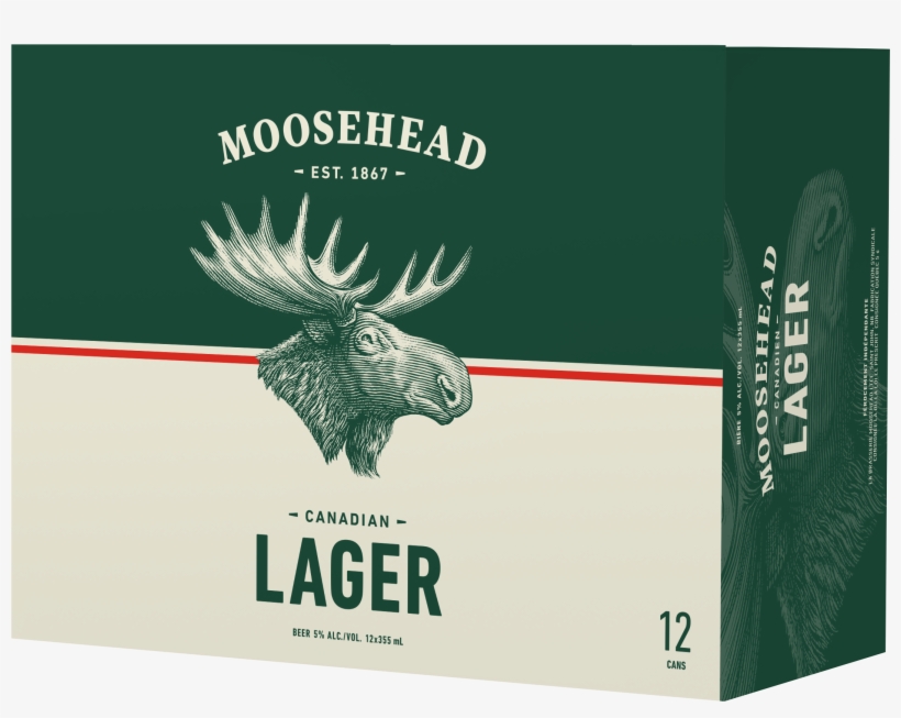 Featured Beer Moosehead Lager 12 Cans - Moosehead Beer, transparent png download