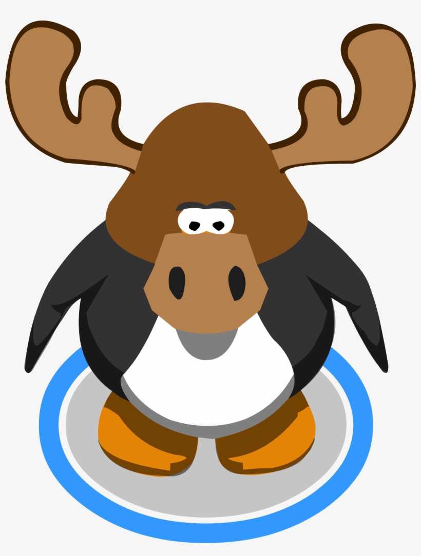 Zeus The Moose Head In-game - Grey Beard Club Penguin, transparent png download