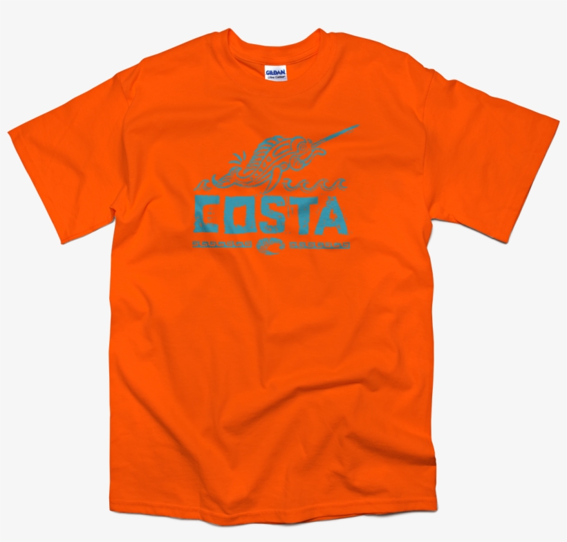 Costa Del Mar Pez Vela Short Sleeve In Orange, Size - Smurkles, transparent png download