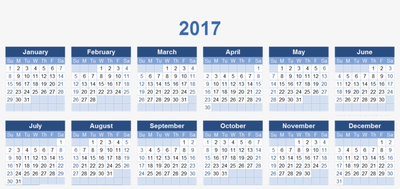 2017 Calendar Png - Nsw School Holidays 2017 Calendar, transparent png download