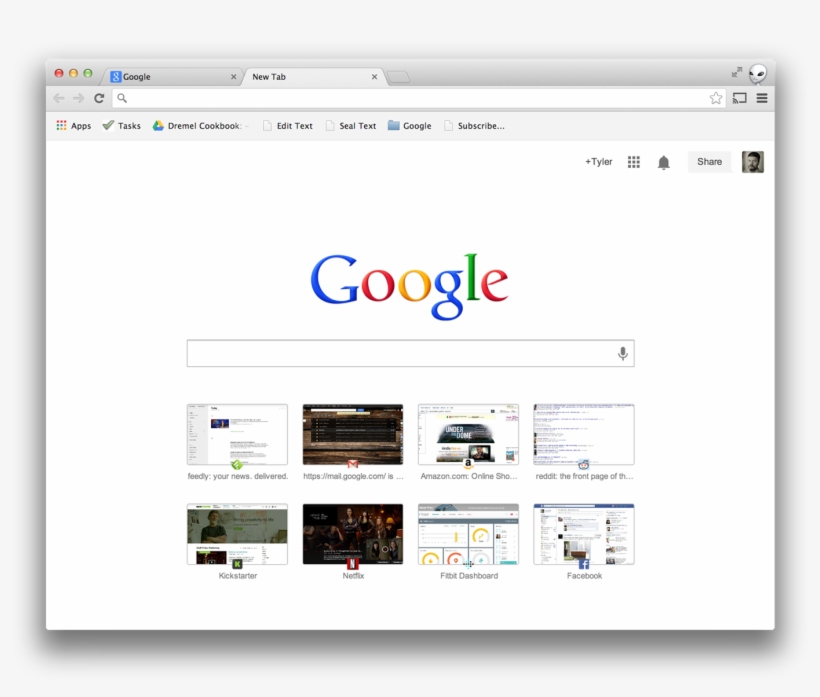 Chromium Blog Post - Google New Tab Chromebook, transparent png download