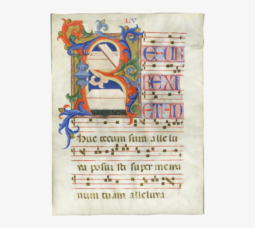 He Empty Tomb, Initial 'r' From A Gradual - Art, transparent png download