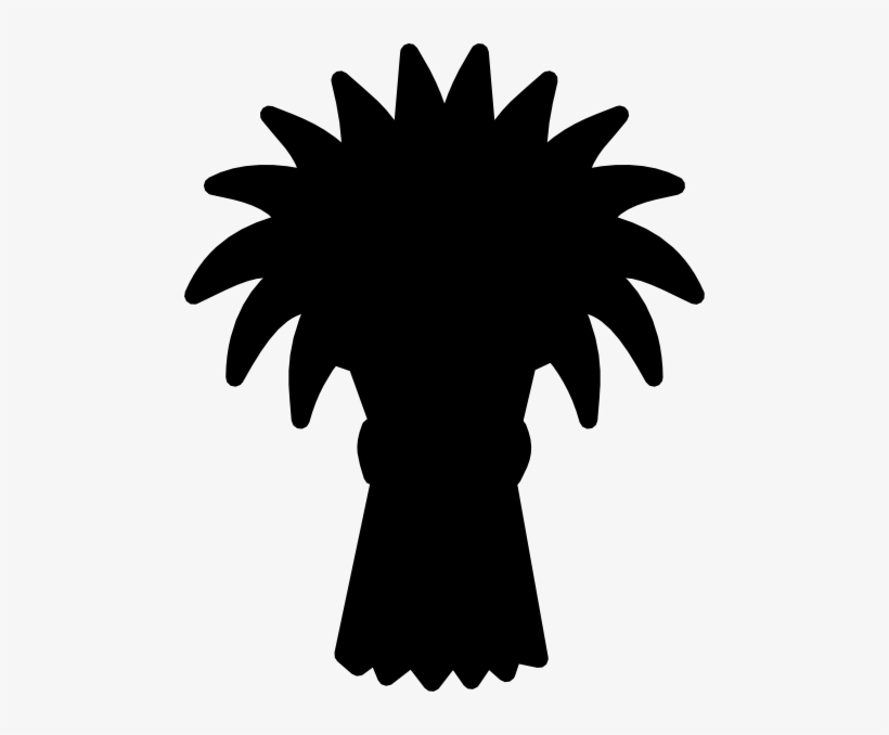 How To Set Use Hay Stack Silhouette Icon Png - Silhouette Sheaves Of Wheat, transparent png download