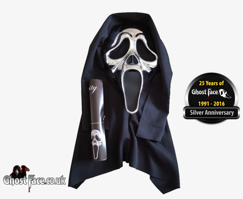 22, 2016 Ghostface - Ghostface 25 Year Anniversary Mask, transparent png download
