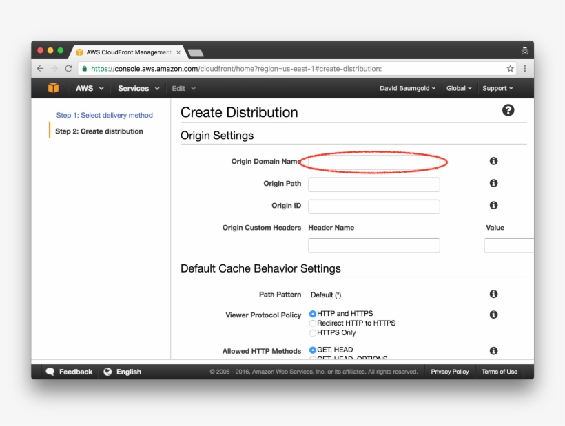 An Empty Form For Creating An Aws Cloudfront Distribution - Amazon Cloudfront, transparent png download