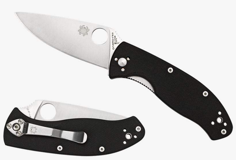 The Spyderco Tenacious Folding Knife - Spyderco C122gp Tenacious Gp Knife, transparent png download