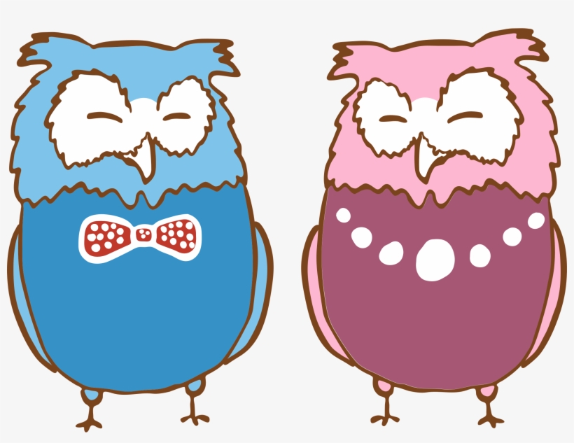 This Free Icons Png Design Of Anthropomorphic Owls, transparent png download
