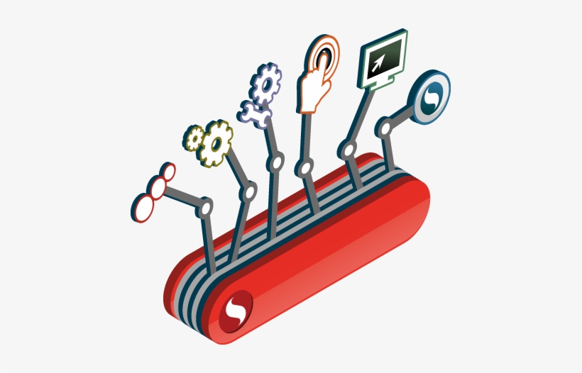 Swiss Knife Clipart - Swiss Army Knife Programmer, transparent png download