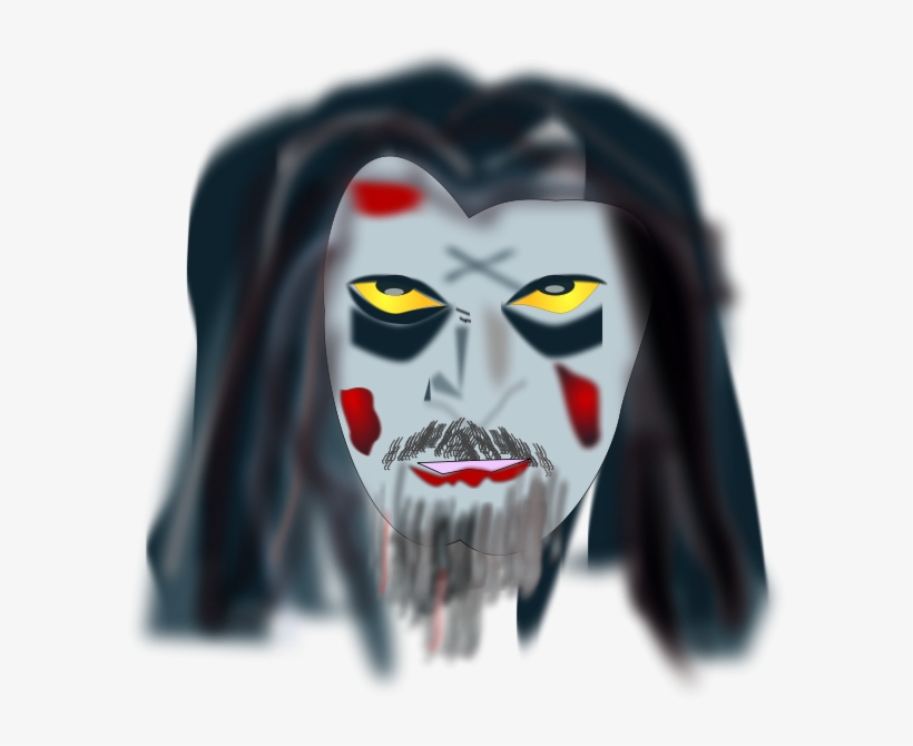 Halloween Zombie Makeup Clipart Png - Halloween Makeup Png, transparent png download