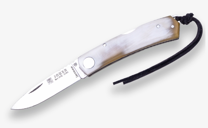 Bull Horn Scales, 7 Cm Blade Length, Lock Back, Joker - Hunting Knife, transparent png download