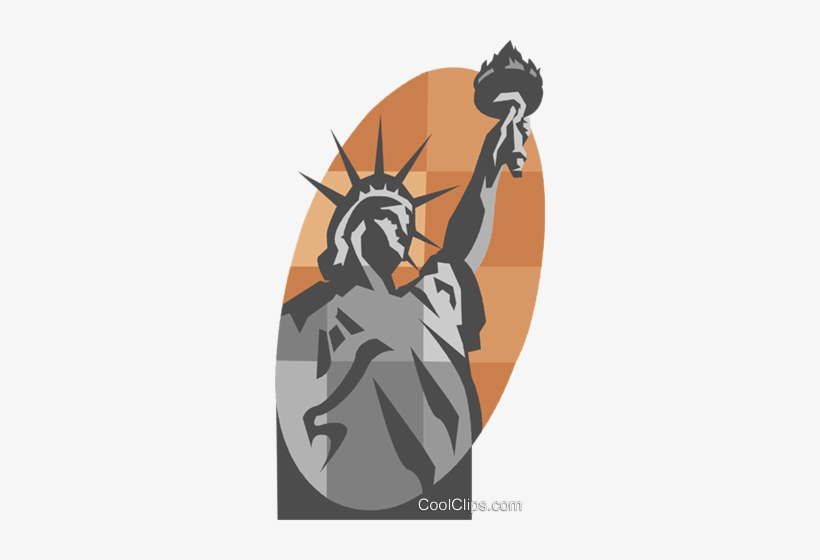 Statue Of Liberty Royalty Free Vector Clip Art Illustration - Illustration, transparent png download