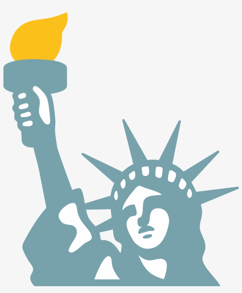 Source - Upload - Wikimedia - Org - Report - Statue - Statue Of Liberty Emoji Png, transparent png download