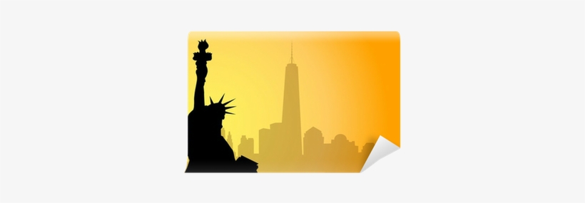 Statue Of Liberty & New York-vector Wall Mural • Pixers® - Nyc Smarts: The Question And Answer Game And Fun! [book], transparent png download