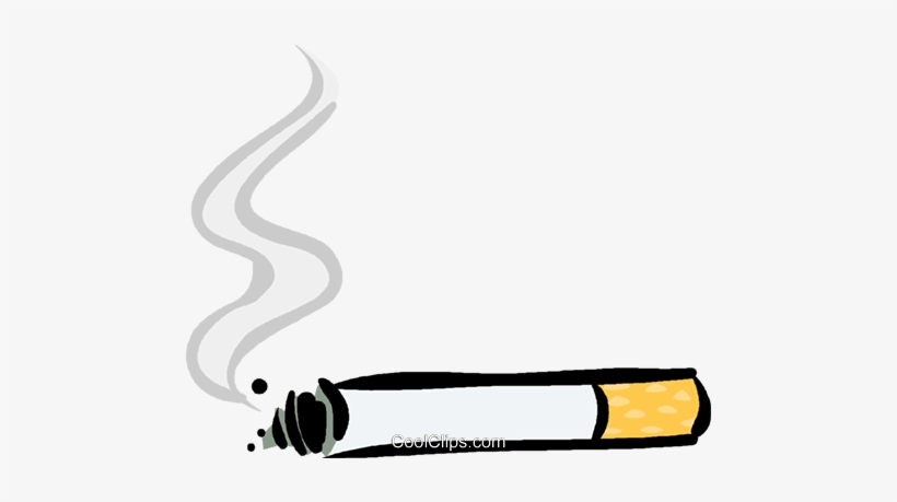 Cigarette Royalty Free Vector Clip Art Illustration - Everyday Uses For Polonium, transparent png download