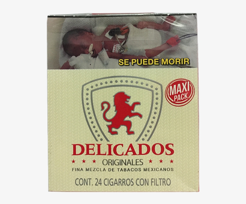 Cigarros Delicados Con Filtro - Label, transparent png download