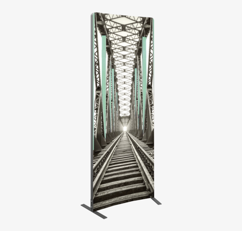 Vector Frame Curved 01 Fabric Banner Display - Tension Fabric Blank Fabric Banner Stand, transparent png download