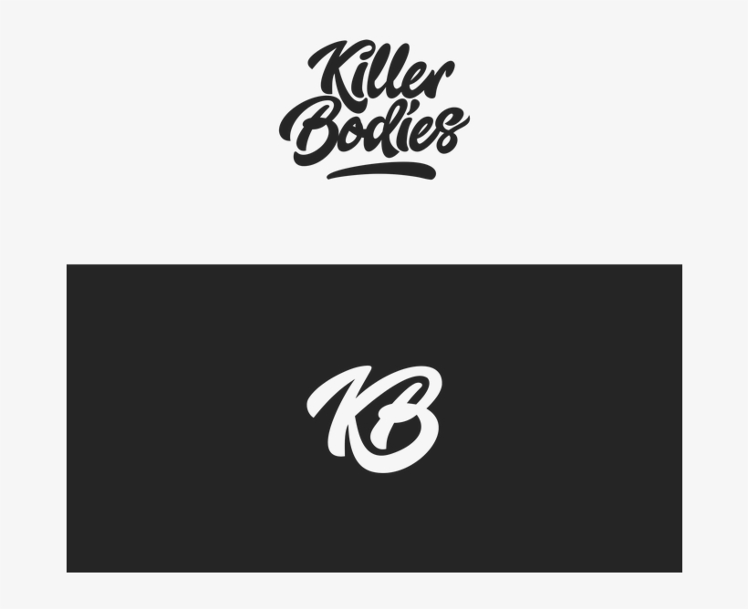 Create Artsy, Abstract Logo For Killer Bodies By Nurnuge - Calligraphy, transparent png download