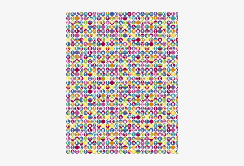 Celebration Circles Scalloped Tissue Paper - Circle, transparent png download