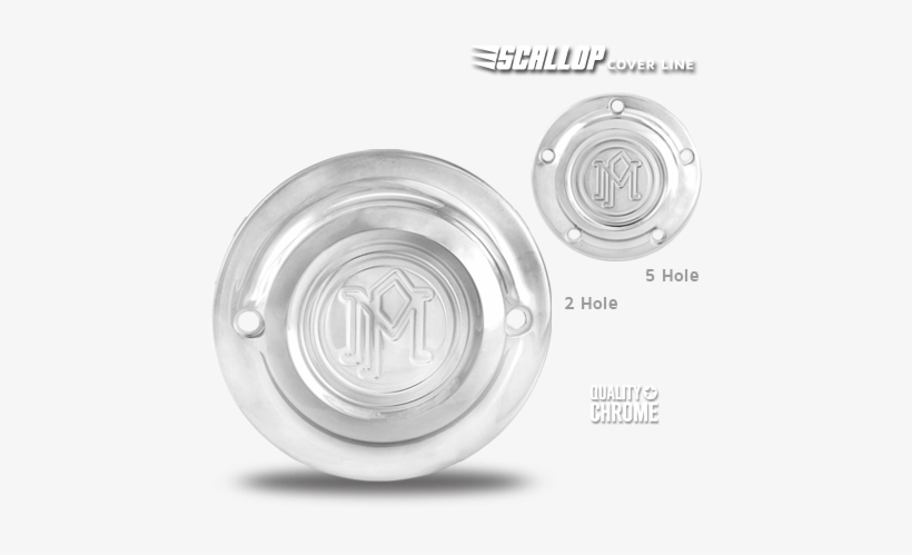 The Devil's Details - Performance Machine Scallop イグニッションカバー 2穴 カラー:クロム, transparent png download