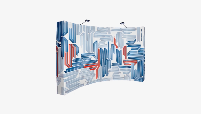 Use The Pop Up Curved - Custom Pop Up Backlit Straight 2.5'x7.4', Promotional, transparent png download