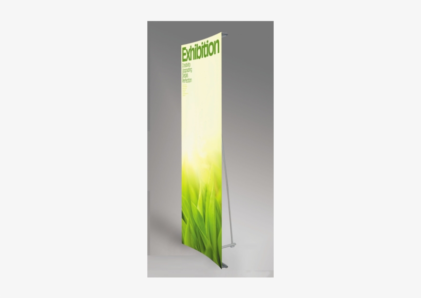 Straight & Curved L Banner Stand - Banner, transparent png download