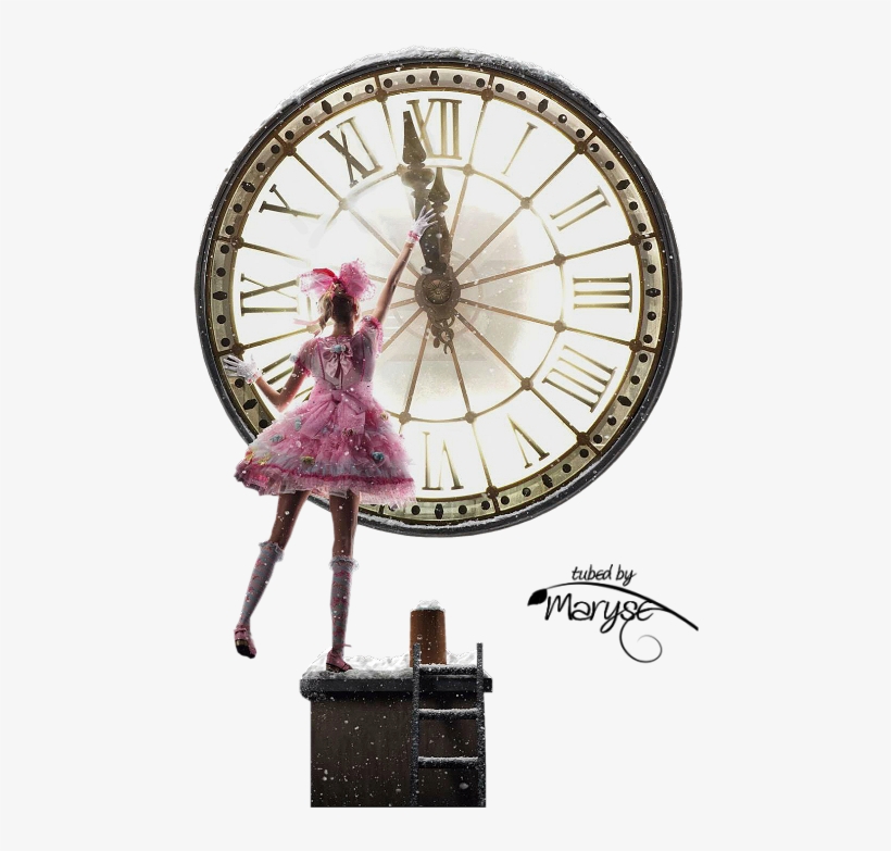 Psp Tubes & Créations De Maryse - Wall Clock, transparent png download