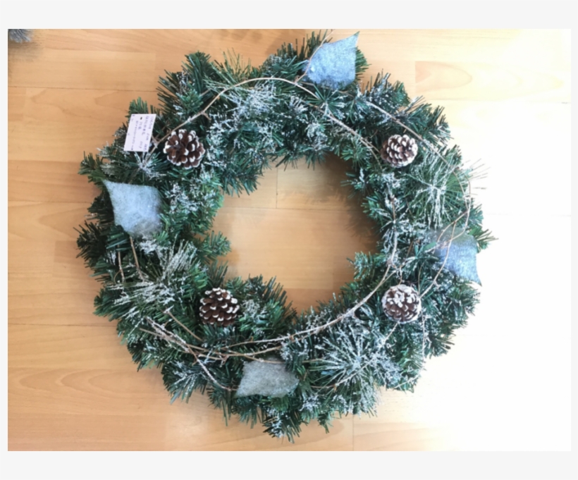20% Off Christmas Acorn White Dust Wreath 60cm Chr-wr006 - Wreath, transparent png download