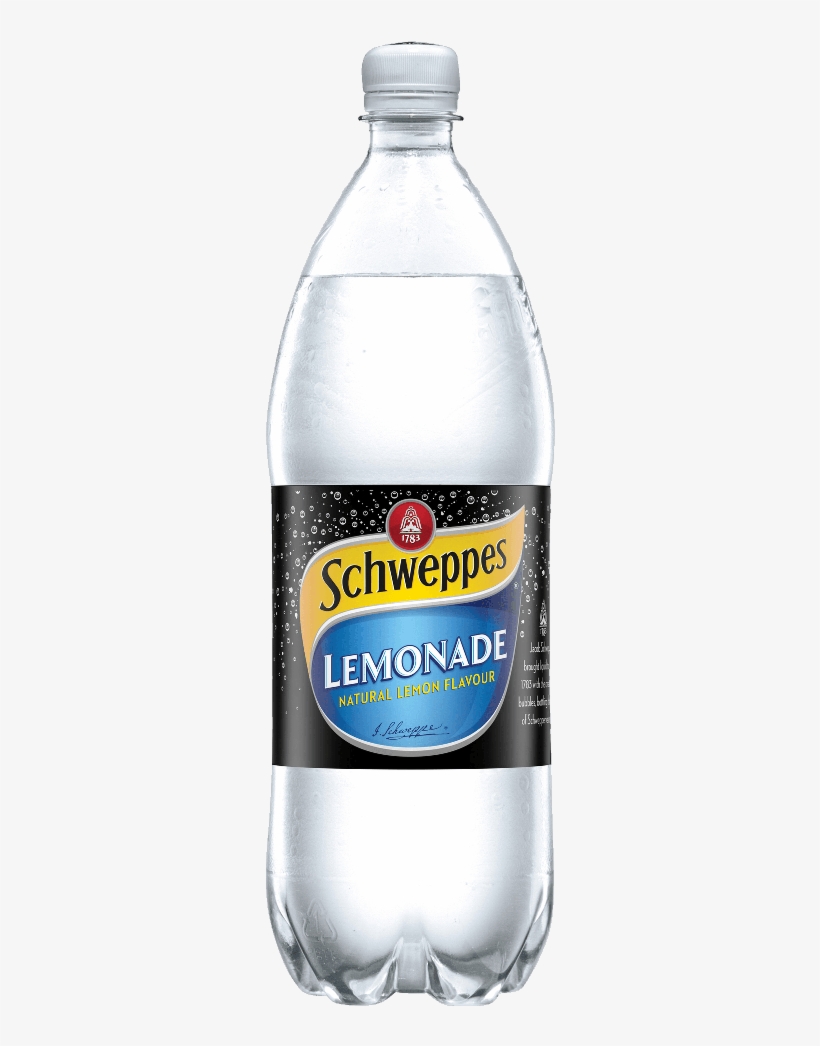 If The Instructions Say To Add 4 1/3 Cans Of Water - Schweppes Lemonade 1.25 Litre, transparent png download