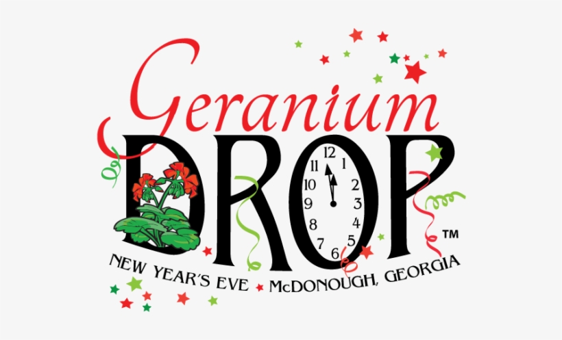 Ga New Years Eve Geranium Drop, Mcdonough Ga - New Year's Eve, transparent png download