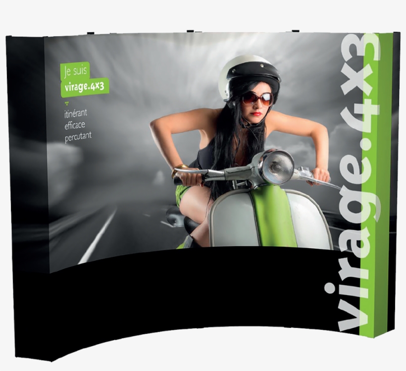 10ft Virage Curved Pop-up - Roll Up Curvos, transparent png download