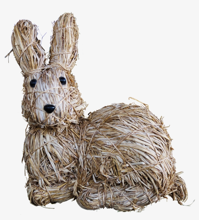 Easter Bunny,rabbit Ears,straw,bound - Lievre Png, transparent png download