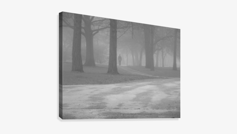 Mystery Fog Man Canvas Print - Grove, transparent png download