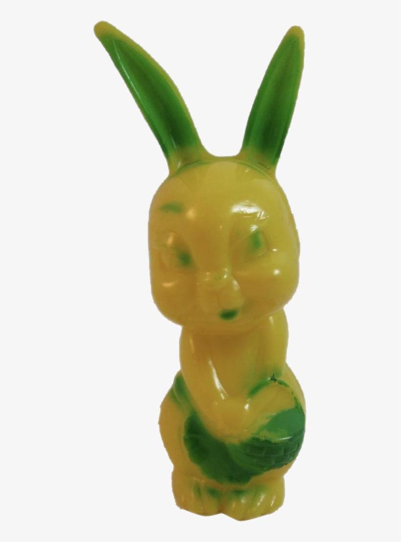 Corwin Plastics Easter Bunny Girl With Basket And Green - Animal Figure, transparent png download