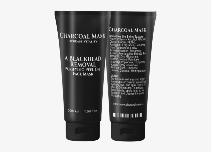 Charcoal Blackhead Removal Mask - Deep Cleansing Charcoal Mask, transparent png download