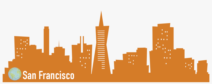 Pw San Francisco Header - City Silhouette San Francisco, transparent png download