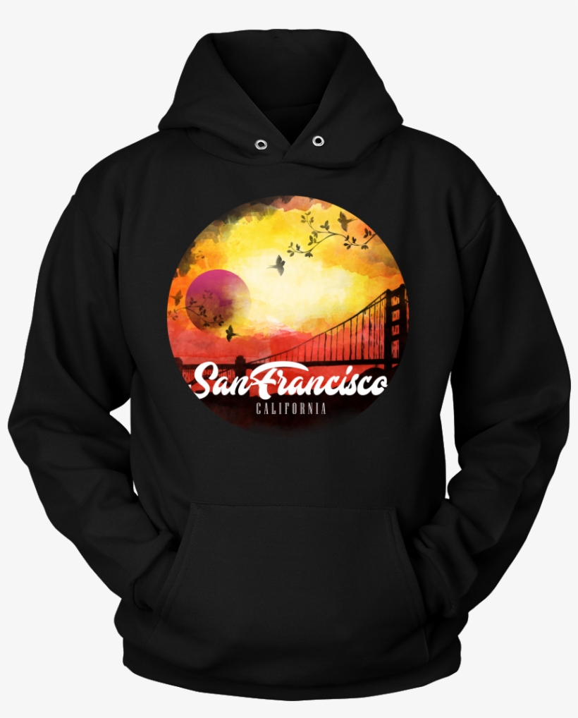 San Francisco California Horizon Sunset Skyline Ca - Travis Scott Astroworld Hoodie, transparent png download
