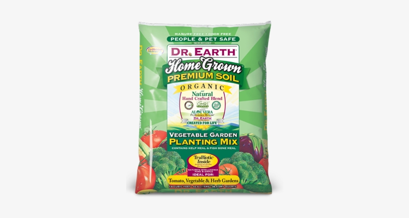 Vegetable Garden Mix - Dr Earth Home Grown Pot-ting Soil, 1.5 Cu Ft, transparent png download
