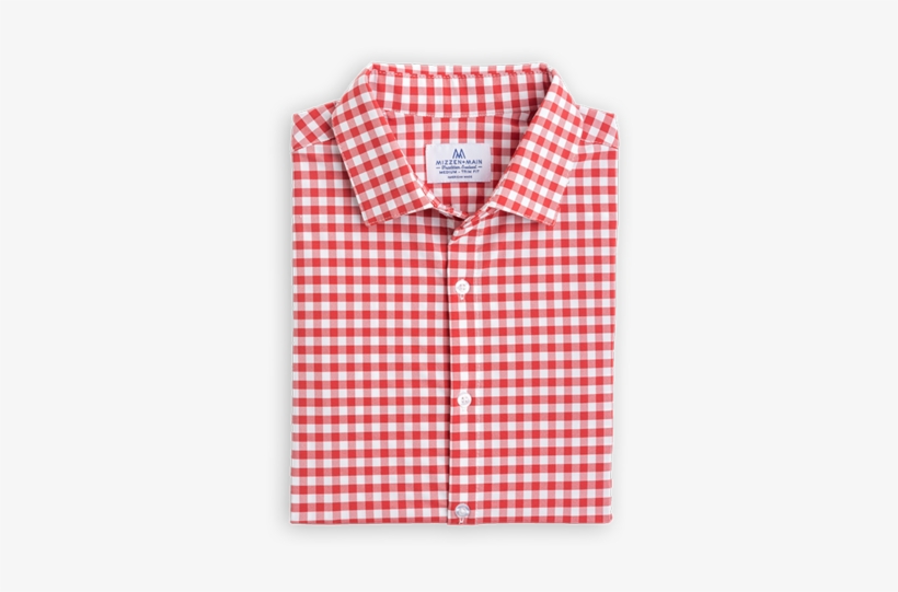 "hatteras" Red Check - Mizzen And Main Hatteras Red Gingham, transparent png download