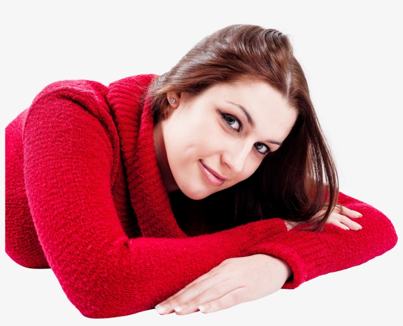 Girl Lying Down Png, transparent png download