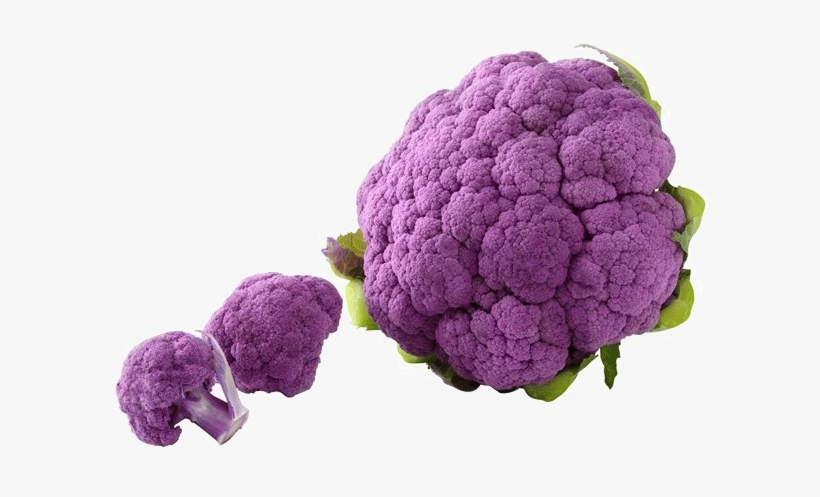 Cauliflower Png Clipart Background - Purple Cauliflower Png, transparent png download
