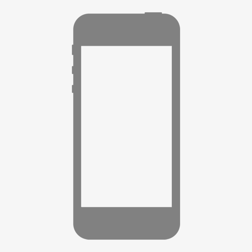 Iphone App Frame - Monochrome, transparent png download