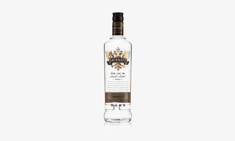 Smirnoff Vodka Bottle Png Buy Smirnoff Black Vodka - Smirnoff Vodka Black Label, transparent png download