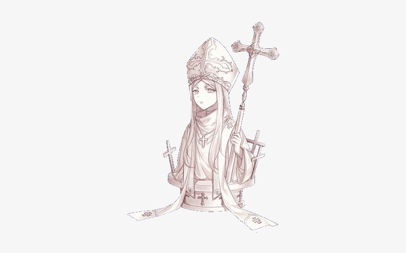 Bishop Chess Piece - Cross, transparent png download