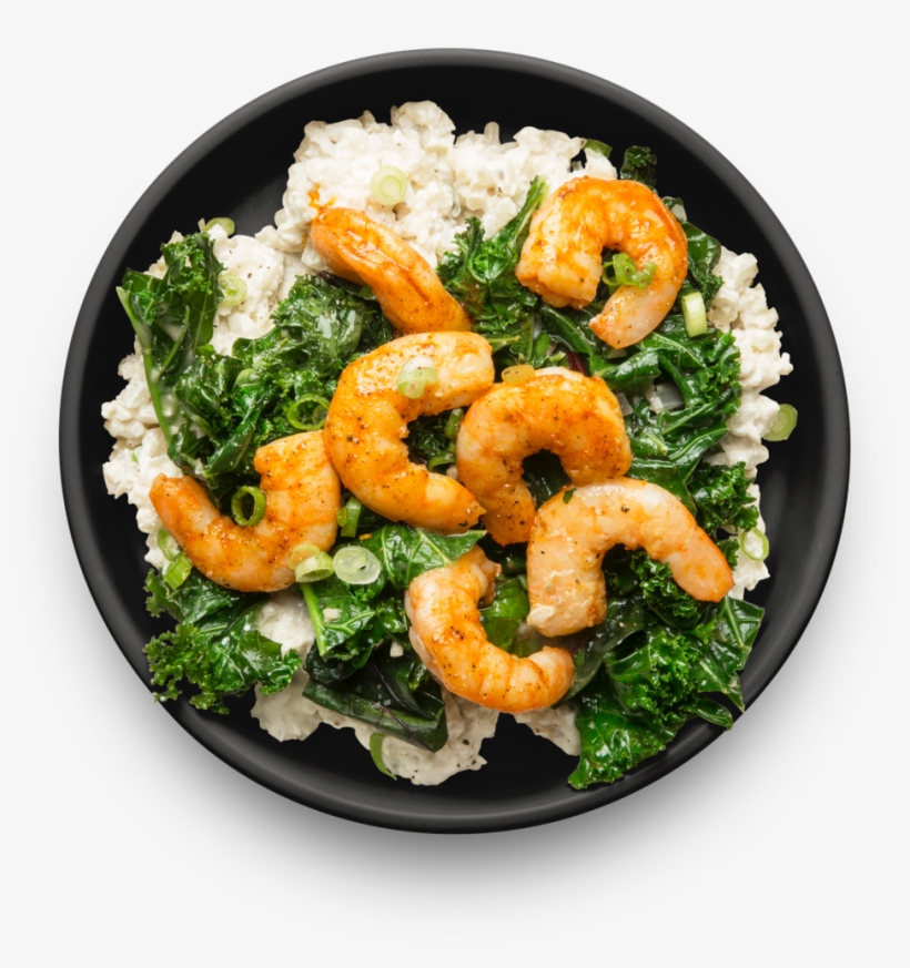 Shrimp & Cauliflower Grits - Snap Kitchen Shrimp And Cauliflower Grits, transparent png download