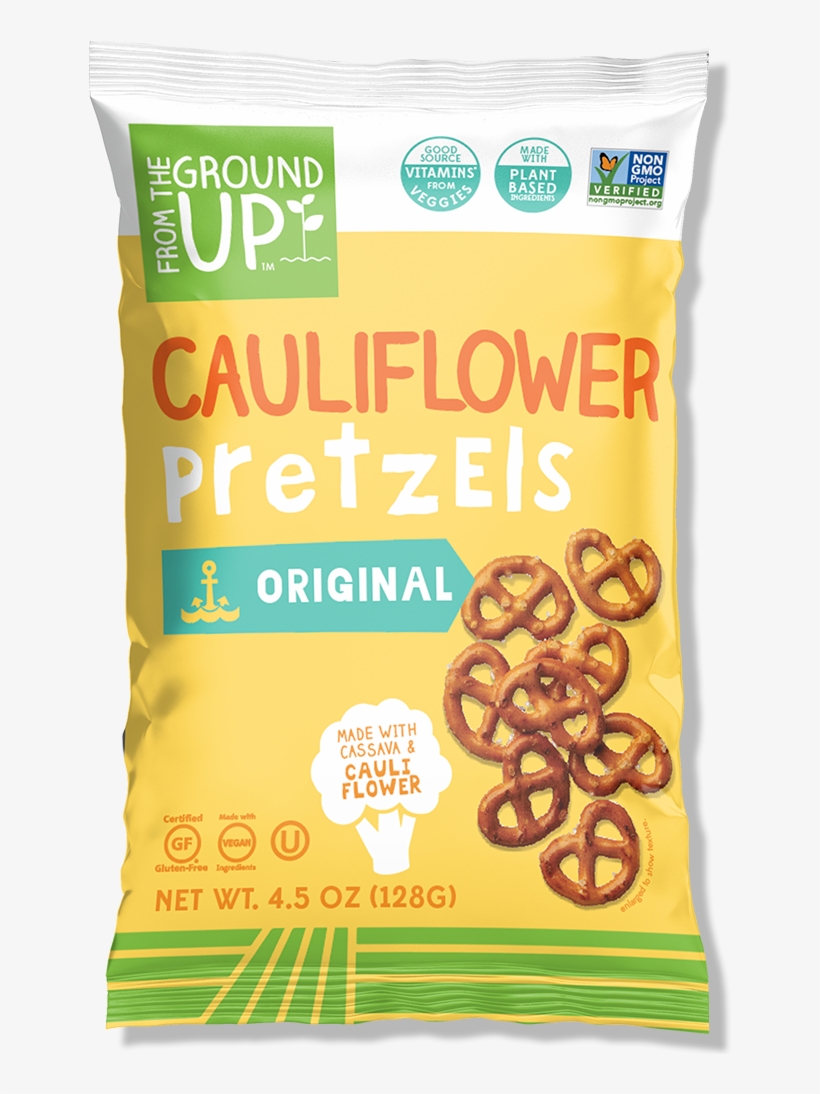 View - Ground Up Cauliflower Pretzels, transparent png download
