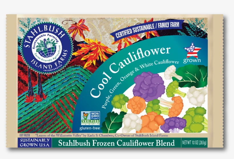 Stahlbush Cool Cauliflower Is A Hearty Blend Of White, - Stahlbush Island Farms Colorful Sweet Potatoes - 10, transparent png download