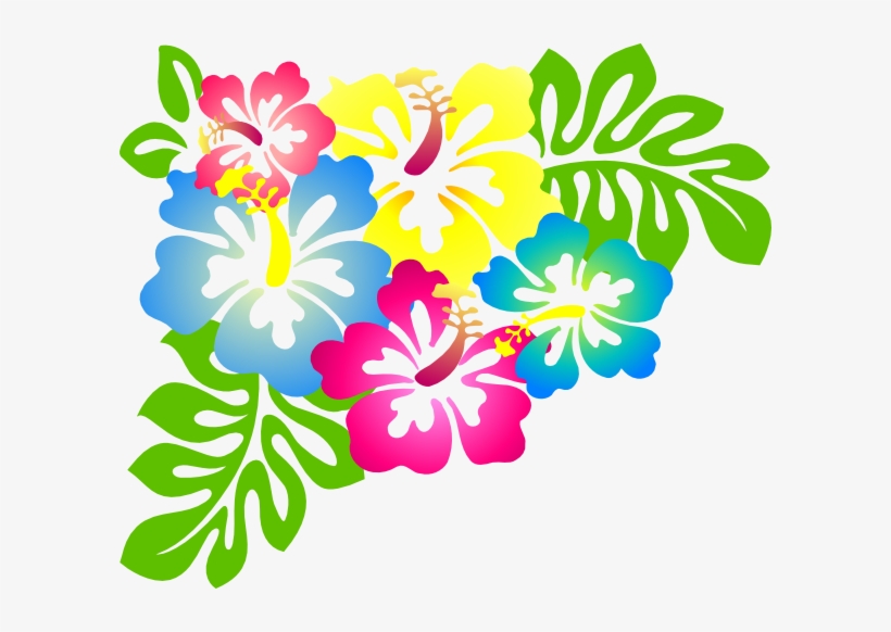 Hibiscus6 Clip Art At Clipart Library - Hawaii Flores, transparent png download