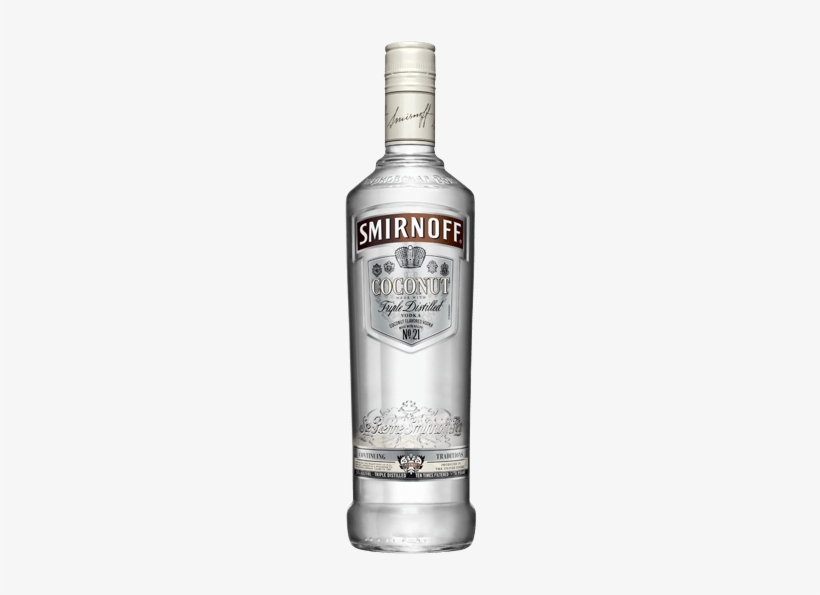 Smirnoff Coconut Vodka - Coconut Vodka, transparent png download
